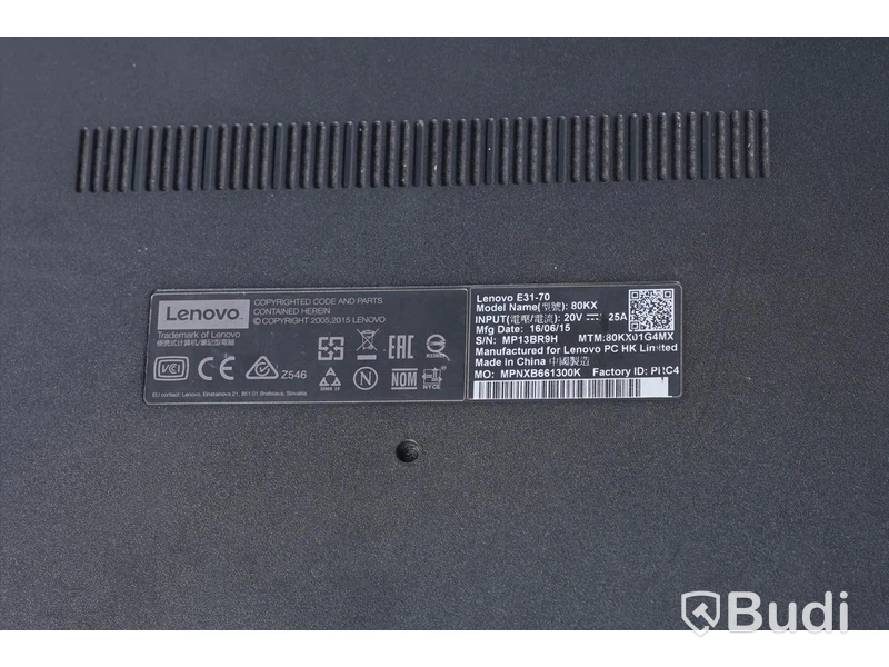 Bärbar dator – Lenovo E 31-70, inkl. laddare, OBS! Rensad, Inget OS
