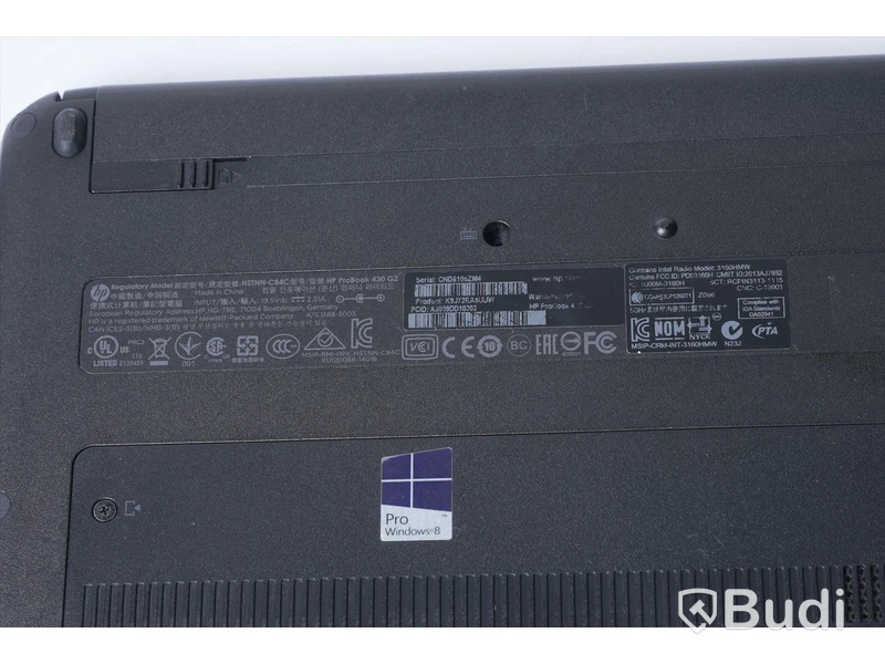 Bärbar dator – HP ProBook 430 G2, inkl laddare OBS! rensad, inget OS