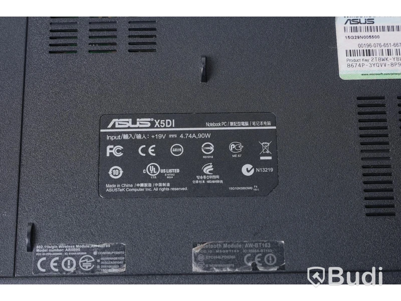 Bärbar dator – Asus X5DI OBS! rensad, inget OS, saknar strömsladd