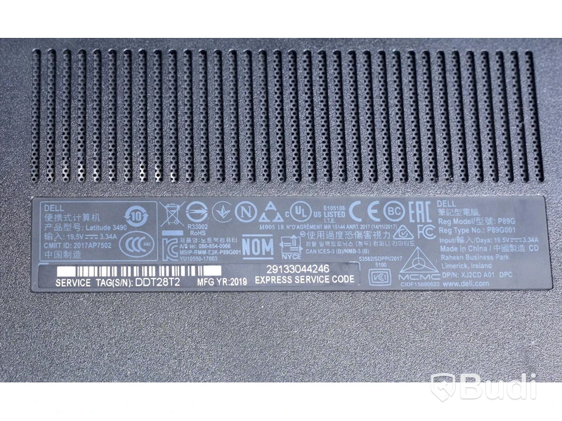 Bärbar dator – Dell Latitude 3490, inkl laddare, rensad, inget OS