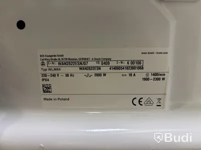 Tvättmaskin Bosch Serie 4, med Iron Assist.