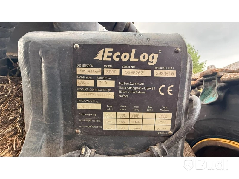 Skördare ECOLOG 580F med aggregat EC561LF -2023