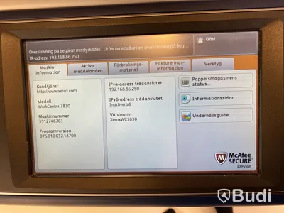 Multifunktionsskrivare Xerox, Workcentre 7830