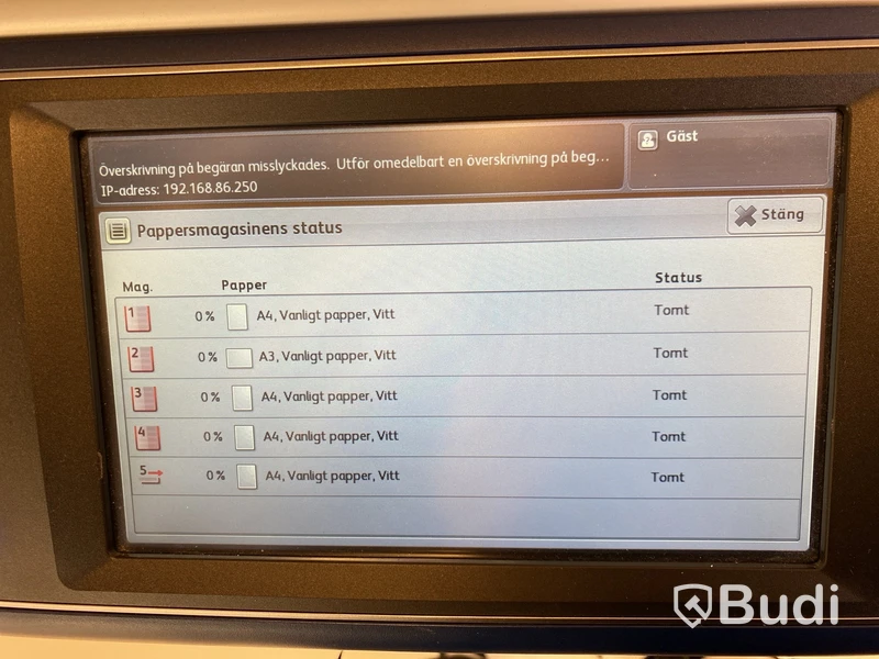 Multifunktionsskrivare Xerox, Workcentre 7830