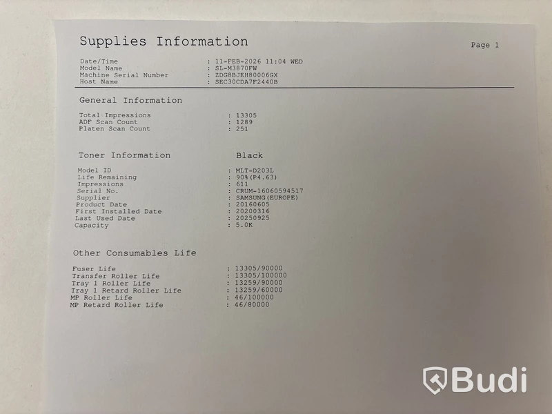 Skrivare / Kopiator / Skanner / Fax Samsung, ProXpress M3870FW