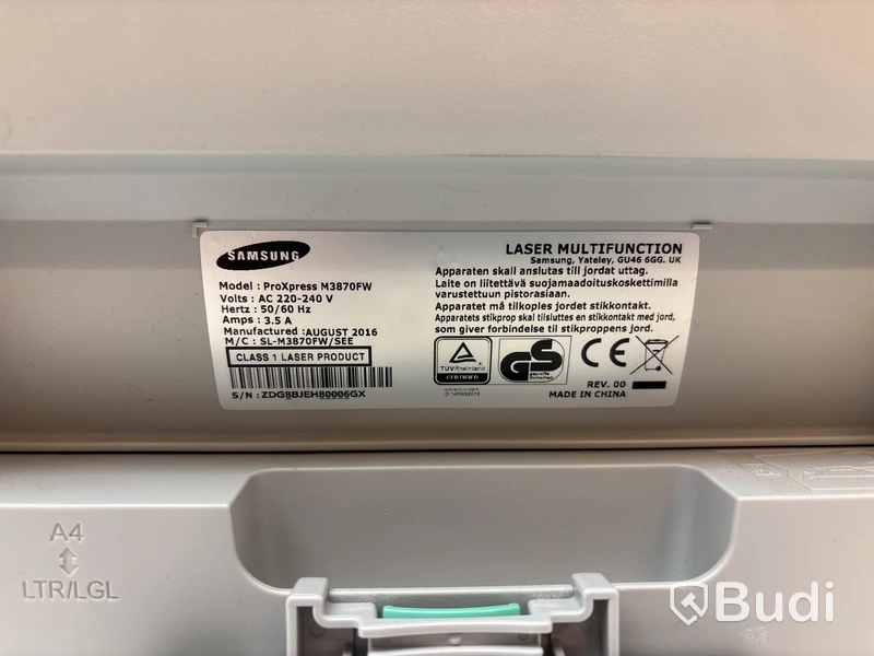 Skrivare / Kopiator / Skanner / Fax Samsung, ProXpress M3870FW