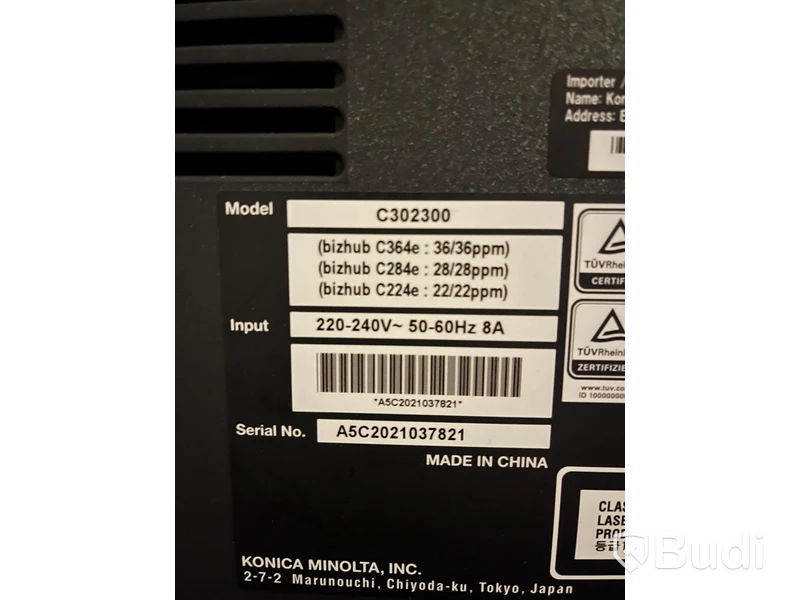 Skrivare - Konica minolta, Bizhub C284e
