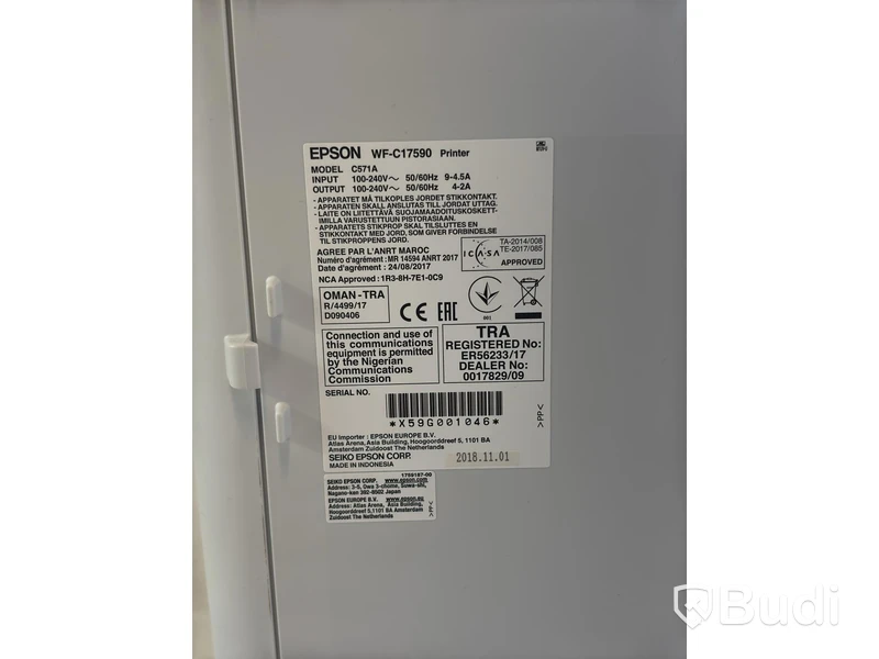 Skrivare/Skanner/Kopiator Epson WF-17590