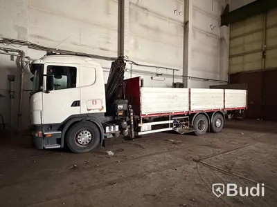 Kranbil Scania R420 LB 6x2-4 HNB -2006 | Lämflak