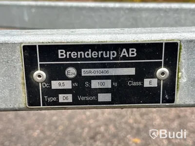 Obromsad gallervagn Brenderup FS1425750U | 2016