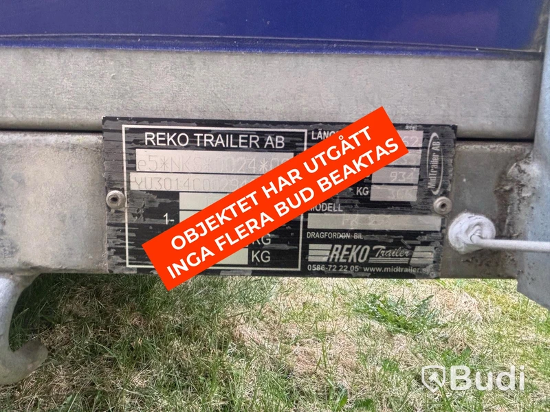 Reko Trailer med tipp och gallerramp -2014