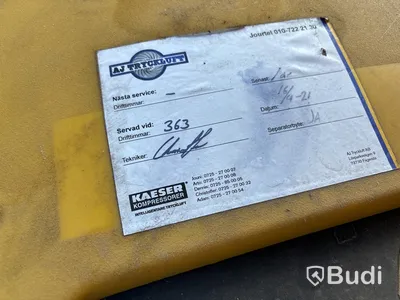 Släpvagn med Kaeser kompressor för fiberblåsning m.m. -2004