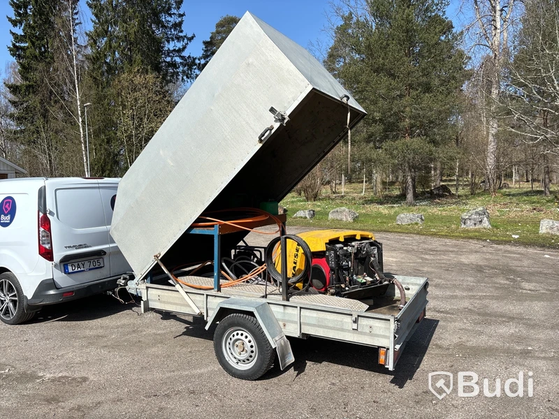 Släpvagn med Kaeser kompressor för fiberblåsning m.m. -2004