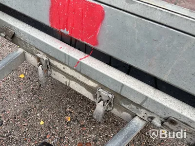 Släpvagn med gallergrindar, Brenderup 750 kg, -2016