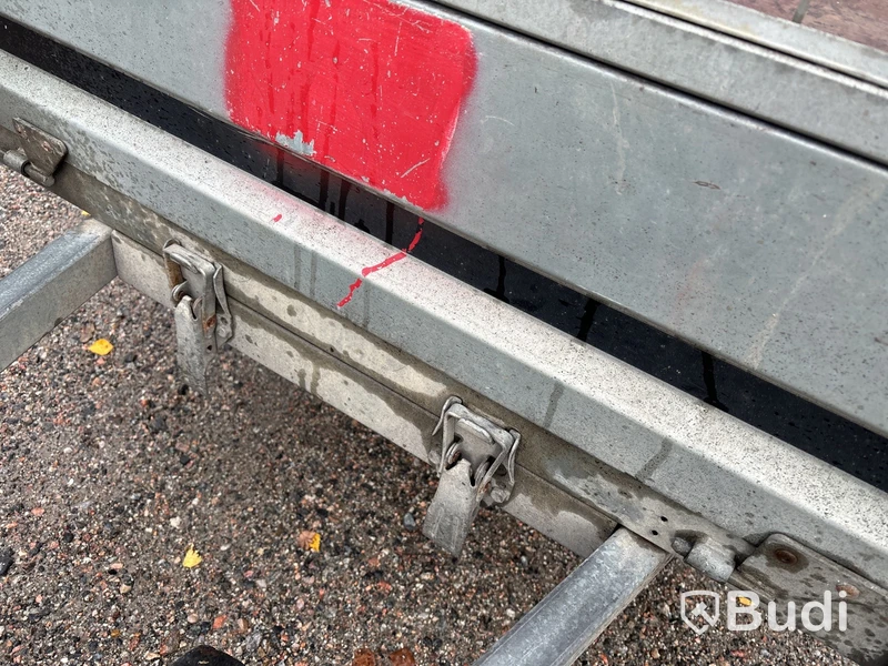 Släpvagn med gallergrindar, Brenderup 750 kg, -2016
