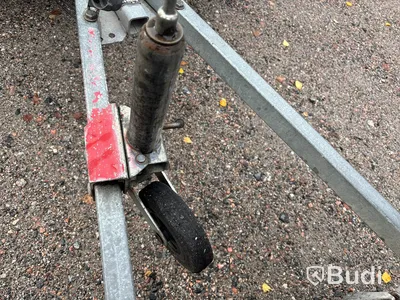 Släpvagn med gallergrindar, Brenderup 750 kg, -2016