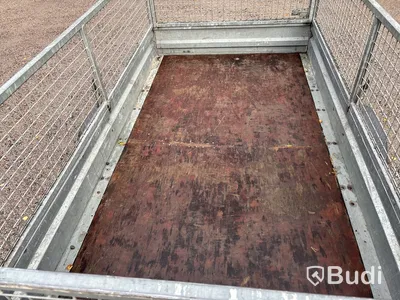 Släpvagn med gallergrindar, Brenderup 750 kg, -2016