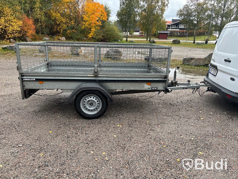 Släpvagn med gallergrindar, Brenderup 750 kg, -2016