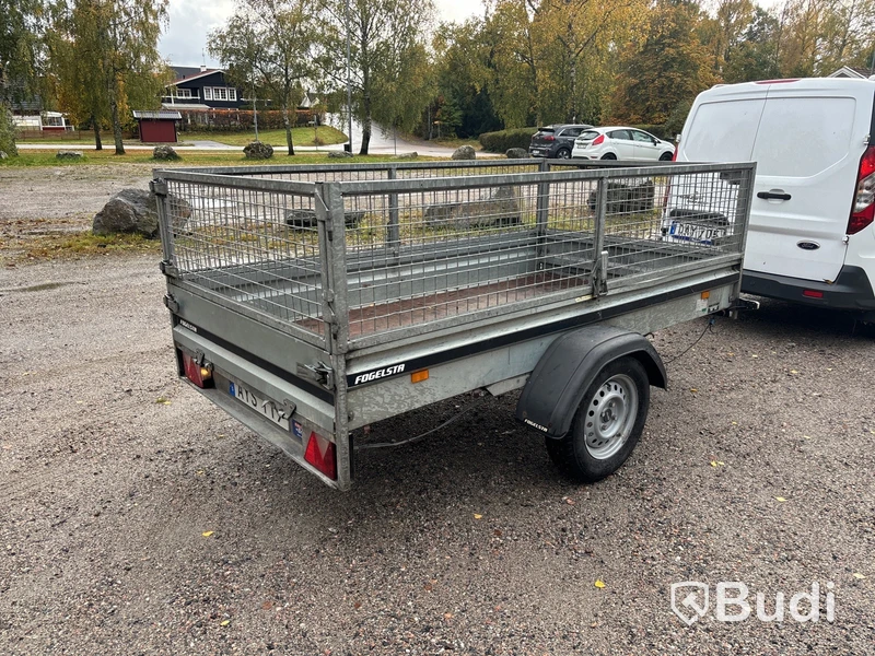Släpvagn med gallergrindar, Brenderup 750 kg, -2016