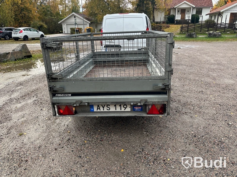 Släpvagn med gallergrindar, Brenderup 750 kg, -2016