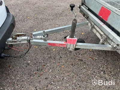 Släpvagn med gallergrindar, Brenderup 750 kg, -2016