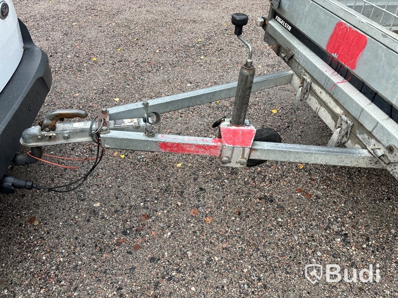 Släpvagn med gallergrindar, Brenderup 750 kg, -2016