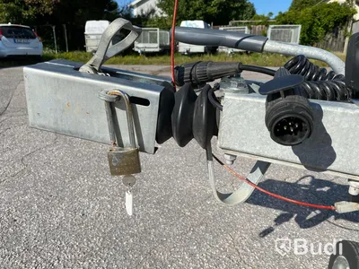 Skåpsläp med lastramp,  Brenderup, 2021