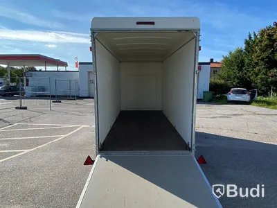 Skåpsläp med lastramp,  Brenderup, 2021