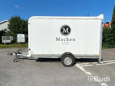 Skåpsläp med lastramp, Brenderup, 2020