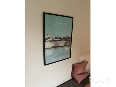 Inventarier till fullt möblerad enrummare - se alla bilder för komplett innehåll