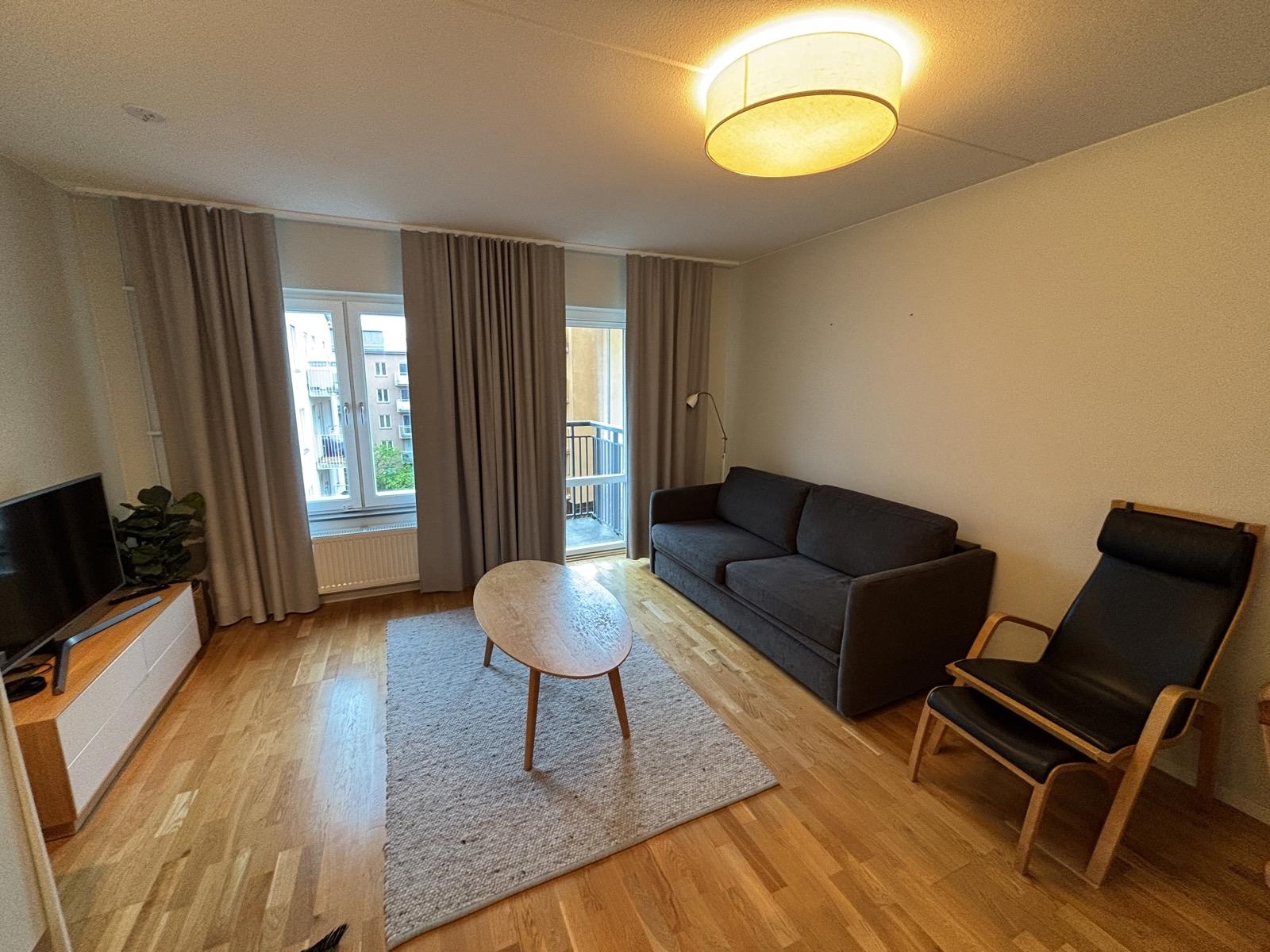 Inventarier till fullt möblerad tvårummare - se alla bilder för komplett innehåll
