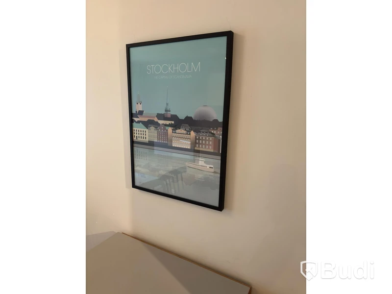 Inventarier till fullt möblerad tvårummare - se alla bilder för komplett innehåll