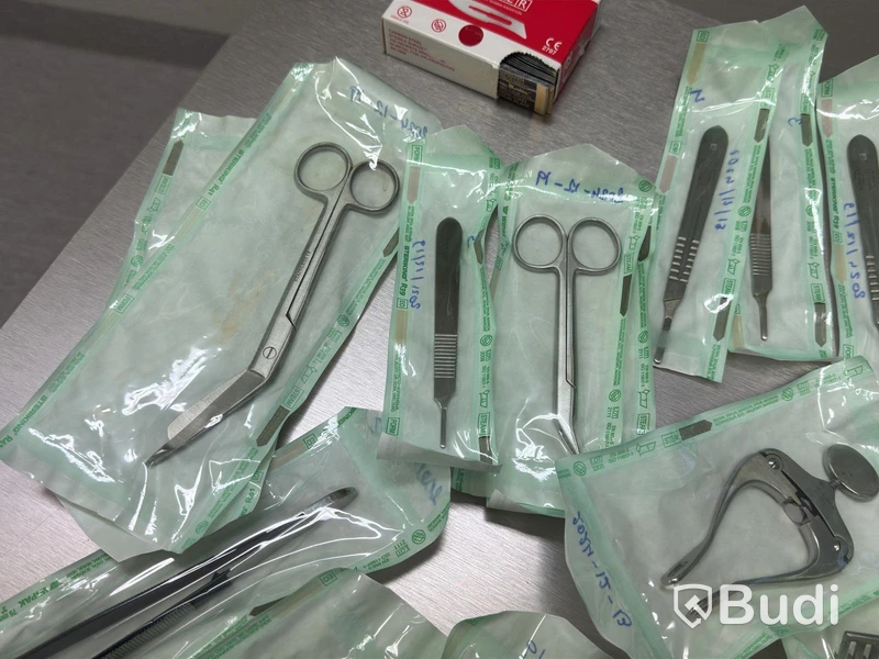 Assortment of surgical instruments, approx. 50 pcs, incl. Dewimed, Kruuse, Glorius