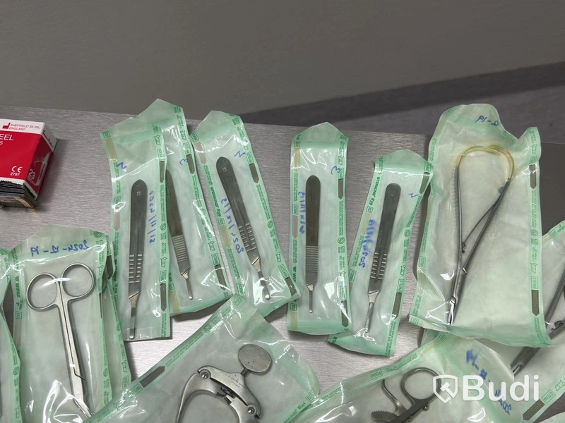 Assortment of surgical instruments, approx. 50 pcs, incl. Dewimed, Kruuse, Glorius