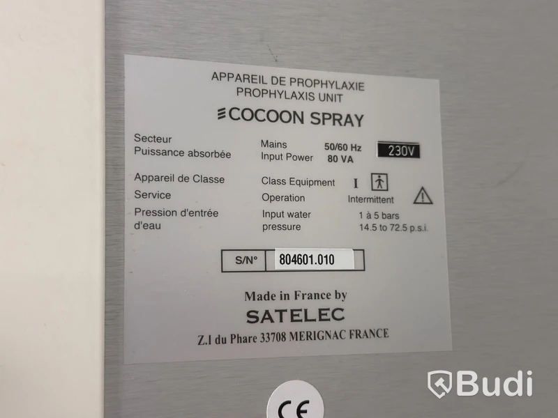 Prophylax/ tandvårdsmaskin, SATELEC Cocoon Spray