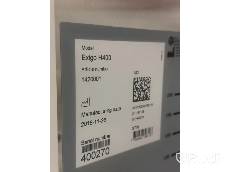 Blodanalysator, Exigo H400