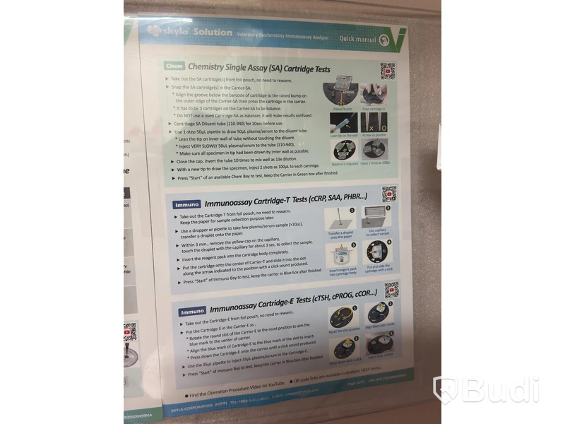 Veterinär Biokemisk immunoassay-analysator, Skyla Solution VC-P21