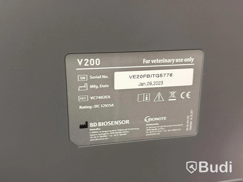 Veterinäranalysator, Vcheck V200
