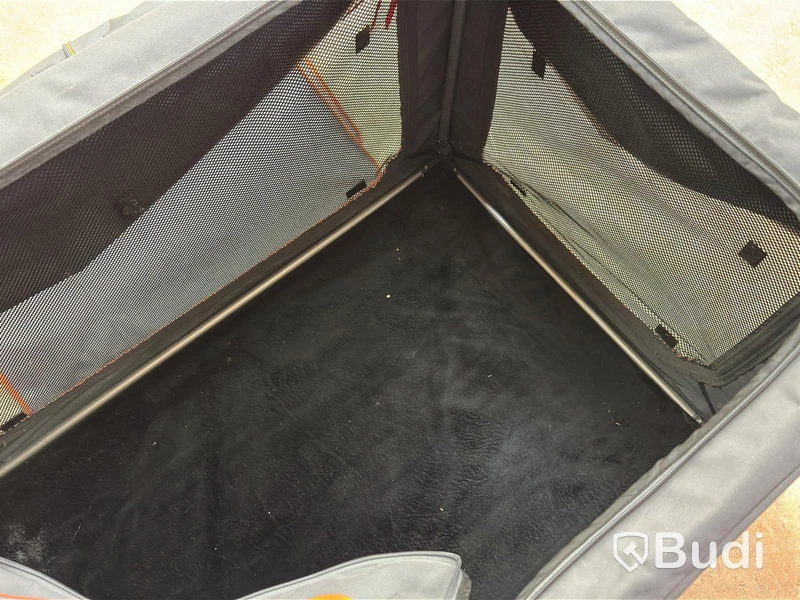 Hundbur, Hopfällbar, 105×70×70 cm