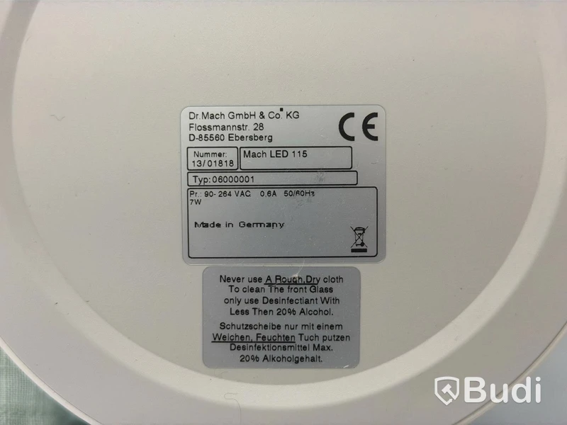 Dr. Mach Mach LED 115 surgical lamp, LED, electrically powered