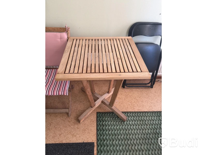 Utemöbelset, trä, 3 delar