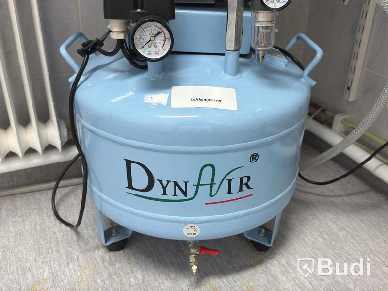 Air compressor, DynAir DA7001, 38 L (quiet compressor)