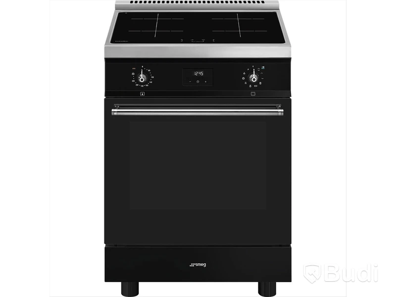 Induktionsspis Smeg 60x60 cm Svart C6IPBLT2