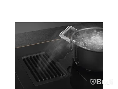 Induktionshäll Smeg med integrerad köksfläkt 80 cm, Svart Dolce Stil Novo. HOBD682R