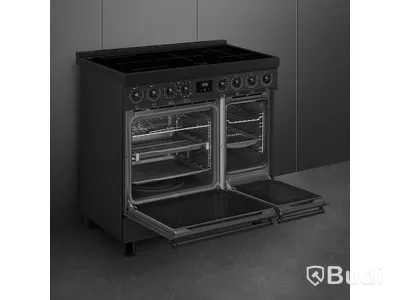 Induktionsspis Smeg 90x60 cm Mattsvart Classic C92IPN2