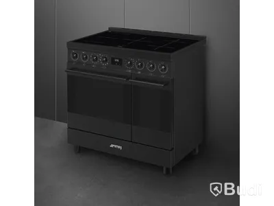 Induktionsspis Smeg 90x60 cm Mattsvart Classic C92IPN2