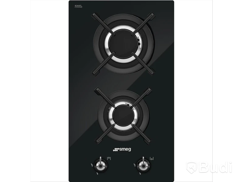 Gashäll Smeg 30 cm Svart PV332CN