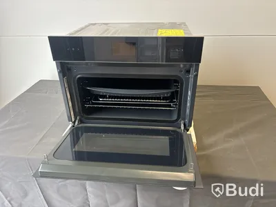 Kombinationsmikrovågsugn Smeg 45 cm Svart Linea SO4102M1B3