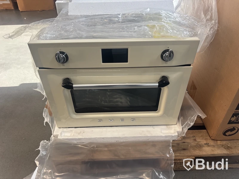 Kombinationsmikrovågsugn Smeg 45 cm Creme Victoria SO4902M1P