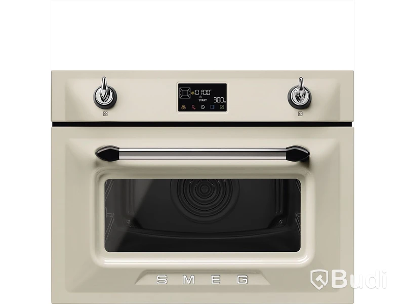 Kombinationsmikrovågsugn Smeg 45 cm Creme Victoria SO4902M1P